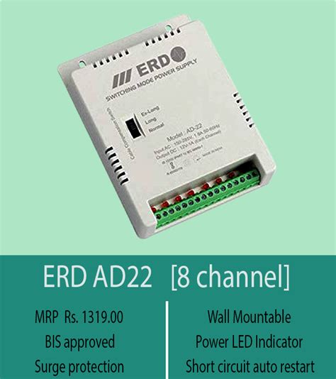 Erd 12v 5a Hik Dvr Adapter In Surat India