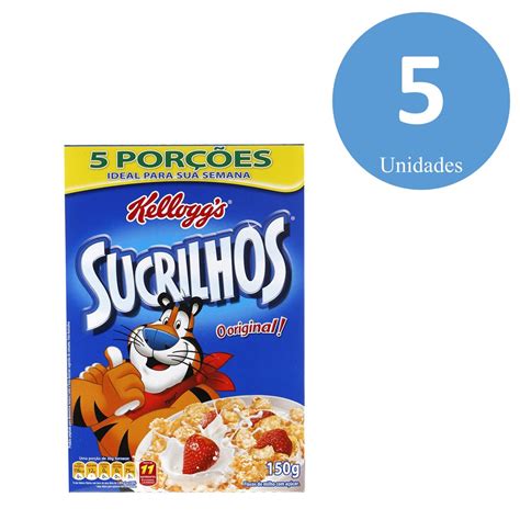 Kit C Cereal Sucrilhos Kelloggs G Tradicional No Shoptime