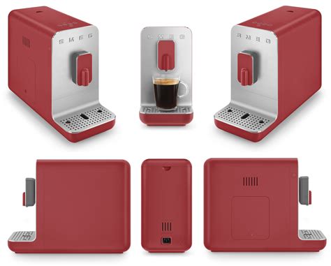 SMEG Kaffeevollautomat Kaffeemaschine Rot Matt BCC01RDMEU Gratis