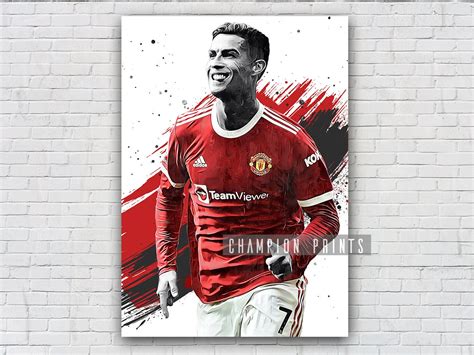 Cristiano Ronaldo Poster Manchester United Fc Legends Cr7 Uk