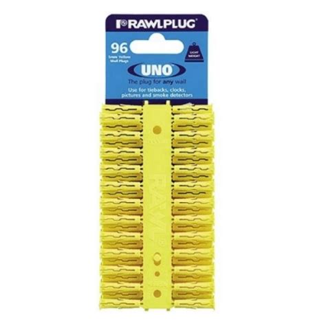 Rawlplug Yellow Wall Plugs 5mm X 24mm 68500 Sealants And Tools Direct