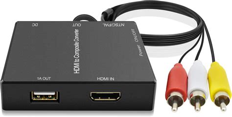 Dingsun Hdmi To Rca Converter Compatible For Fire Stick Hdmi To Av