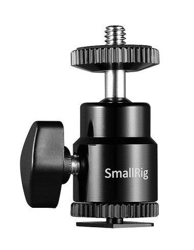 Mini Rótula con Hot Shoe y Tornillo Adicional SMALLRIG