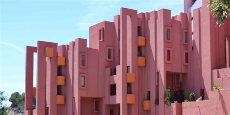 The Iconic Red Wall Of Calpe One Of Ricardo Bofills Most