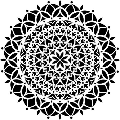 Mandala Stencil Printable