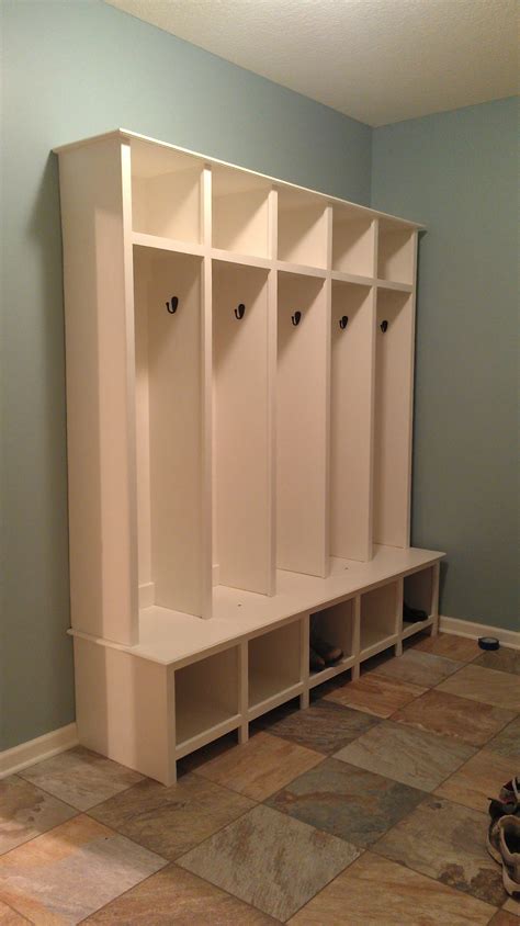 Diy Mudroom Lockers Ikea BestÅ Hack Large Mudroom Lockers With Bench Mudroom These