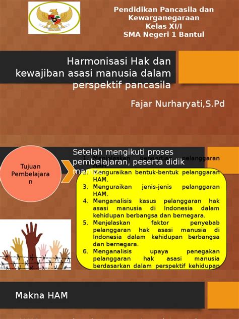 Harmonisasi Hak Dan Kewajiban Asasi Manusia Dalam Perspektif Pdf