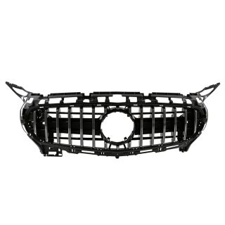 Kühlergrill Frontgrill Schwarz Chrom passt für Mercedes Benz AMG GT