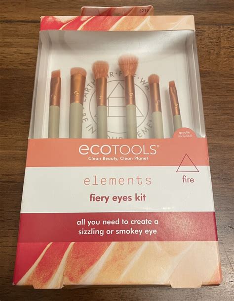 New In Box Ecotools Elements Fiery Eyes Collection Makeup Brushes Kit 6 Pieces Ebay