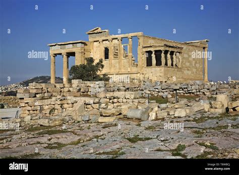 Erechtheion. Acropolis of Athens. Greece Stock Photo - Alamy