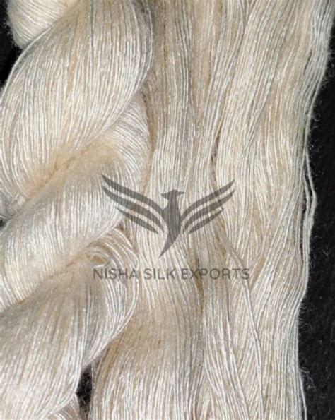 Bleached White Eri Spun Silk Yarn For Knitting At Best Price In Bengaluru Id 22320358762