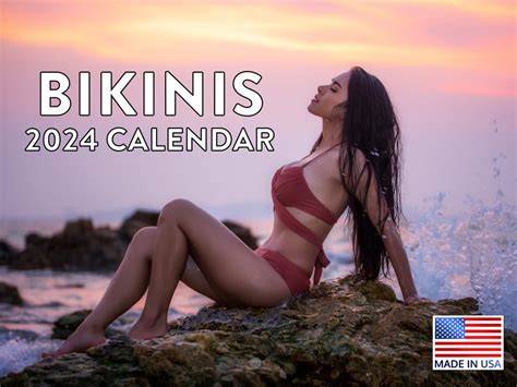 Bikini Calendar 2024 Monthly Wall Calender 12 Month Office Products