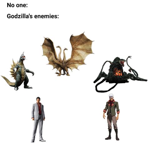 What a diverse cast of enemies : r/GODZILLA