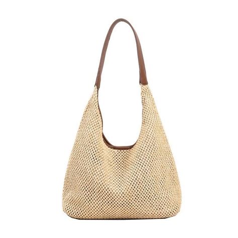 Sacs Bandouli Re En Paille Tress E Pour Dames Sacs En Paille De Plage