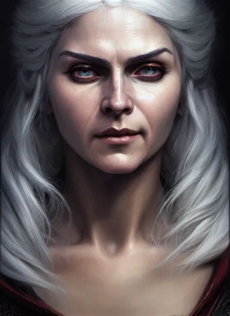 Closeup Portrait Shot Of Cirilla From The Witcher Stable Diffusion