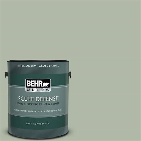 BEHR ULTRA 1 Gal N390 3 Jojoba Extra Durable Semi Gloss Enamel