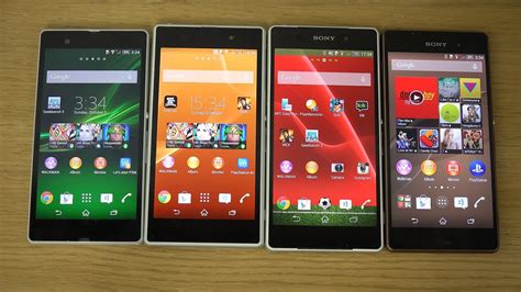 Sony Xperia Z3 Vs Sony Xperia Z2 Vs Sony Xperia Z1 Vs Sony Xperia Z