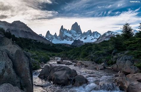 Argentyna Chile Pogranicze Patagonia Góry Andy Szczyt Fitz Roy