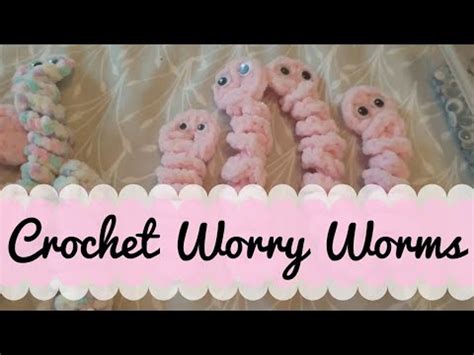 Project Share Crochet Worry Worms Tutorial From HookedbyRobin