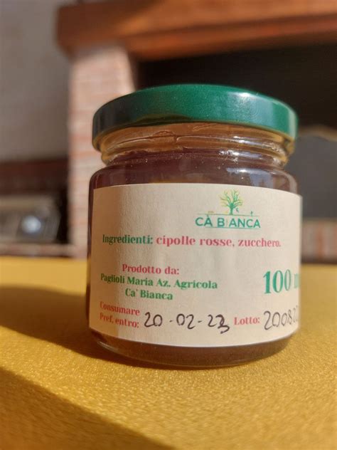 Marmellata Di Cipolle Rosse 100g CaBianca