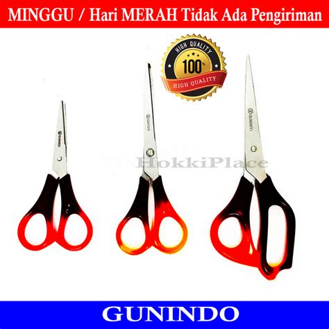 Jual Gunting Kertas GUNINDO FM Varian Ukuran Besar Sedang Kecil Gunting