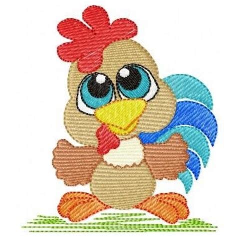 Country Chicken Machine Embroidery Designs Instant Download Etsy