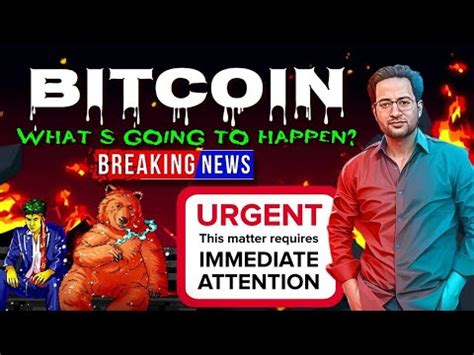 URGENT CRYPTO NEWS BTC UPDATES MARKET ANALYSIS YouTube