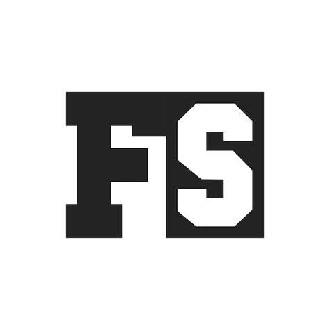 Premium Vector Initial Letter Fs Logo Design Template Fs Logo