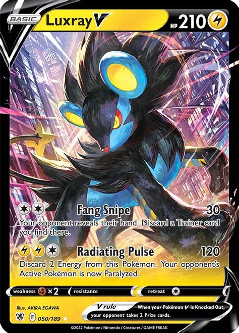 Luxray V Astral Radiance Pok Mon Cardtrader