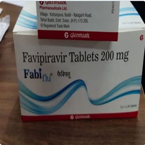 Fabiflu Favipiravir Mg Tablets X Treatment Mild Covid At