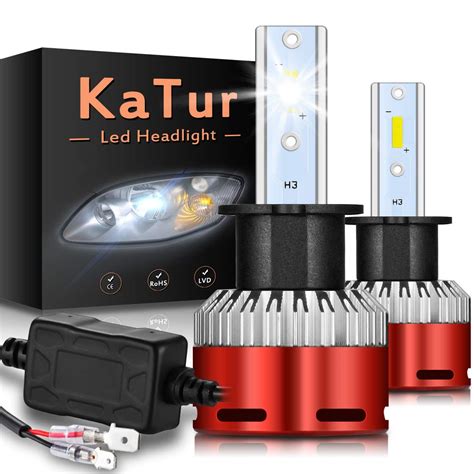 Katur H Led Ampoule De Phares Csp Puces Mini Design Kit De Conversion