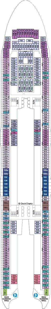 Royal Caribbean Allure Of The Seas Deck Plans Ship Layout And Staterooms