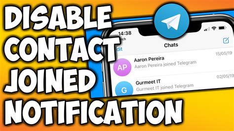 Fix How To Disable Telegram Contact Joined Notifications Youtube