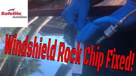 Windshield Rock Chip Fixed By Safelite Windshield Auto Glass Repair