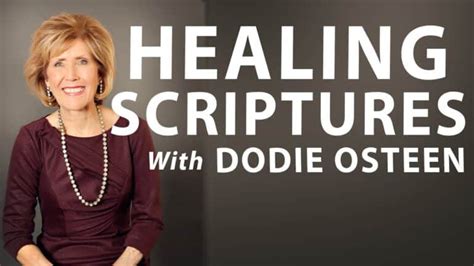 40 Powerful Dodie osteen healing scriptures for Quick Recovery - Christ Win