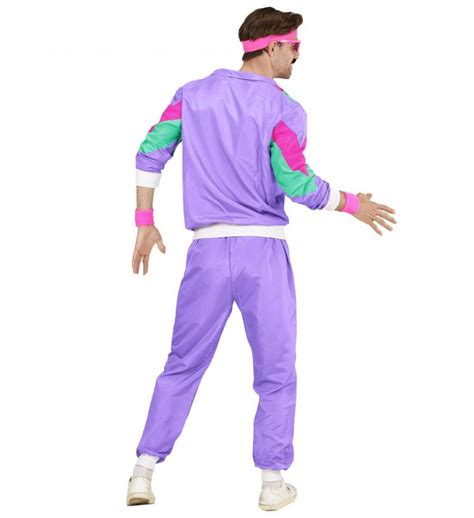 D Guisement Adulte Jogging Ann Es Fluo Violet Taille L Chez Cash