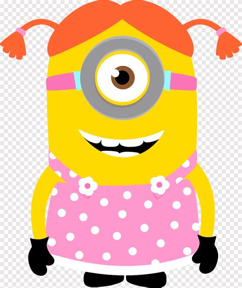 Minions Youtube Girl Minion Smiley Girl Png Pngegg