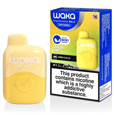 Lemon Lime Waka Sopro Pa600 Disposable Vape