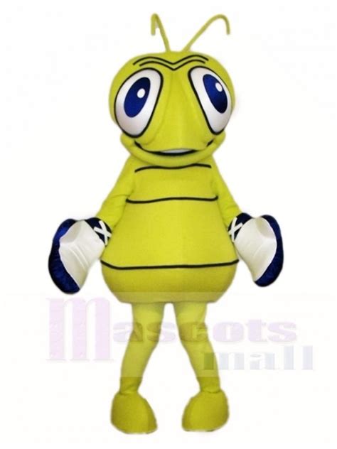 Cute Green Flu Bug Mascot Costumes Insect