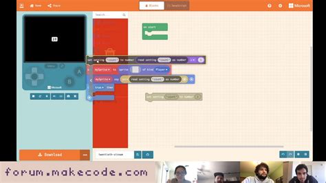 Makecode Arcade Advanced Using Settings Youtube
