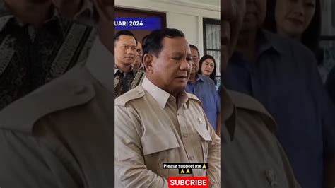 Pernyataan Pak Prabowo Usai Ketemu Pak Sby Ada Pak Ahy Youtube