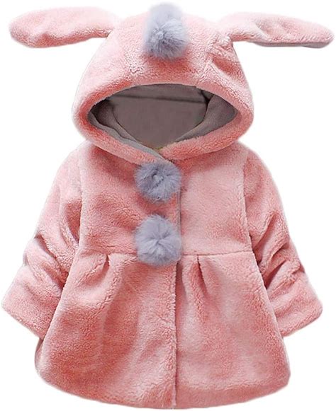 Amlaiworld Abrigos Bebe niñas Chaqueta con Capucha de Orejas de Conejo