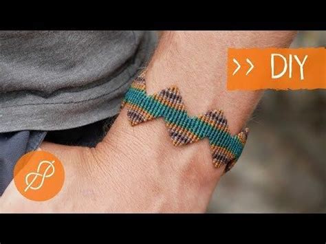 Makramee ZIG ZAG Armband Anleitung YouTube Macrame Bracelets