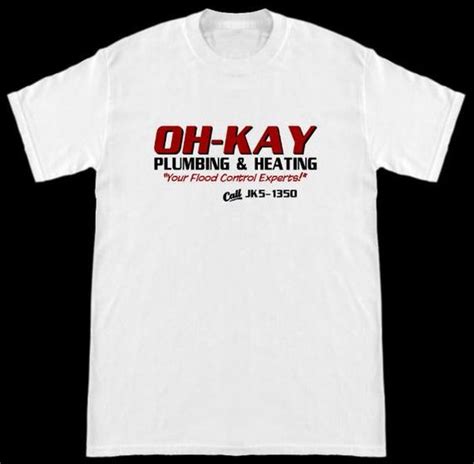 Oh Kay Plumbing Heating Wet Bandits Home Alone T Shirt Dap