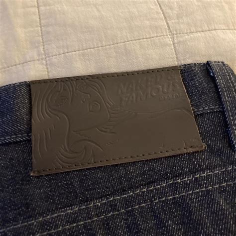 Naked Famous Super Guy Indigo Selvage NWT Size 32 Depop