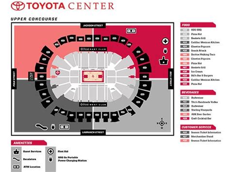 Toyota Center Rockets Seat Map