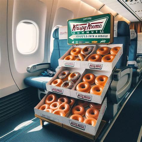 Vendió donas Krispy Kreme durante un vuelo y fue todo un éxito México