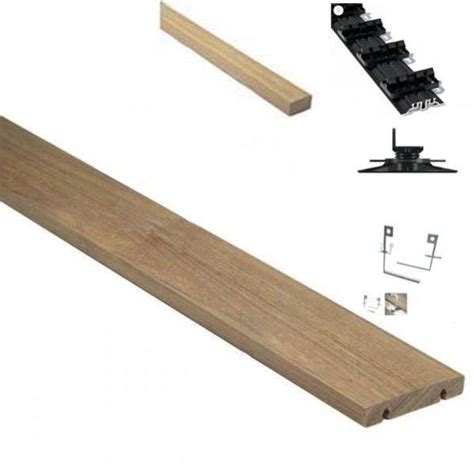 Kit Terrasse M En Bois Exotique Ipe Grad Clips Longueur Mm Avec