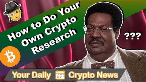 How To Do Your Own Crypto Research Step By Step Crypto Guide Youtube