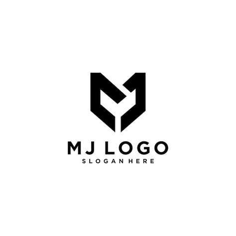 Premium Vector Letter Mj Logo Design Vector